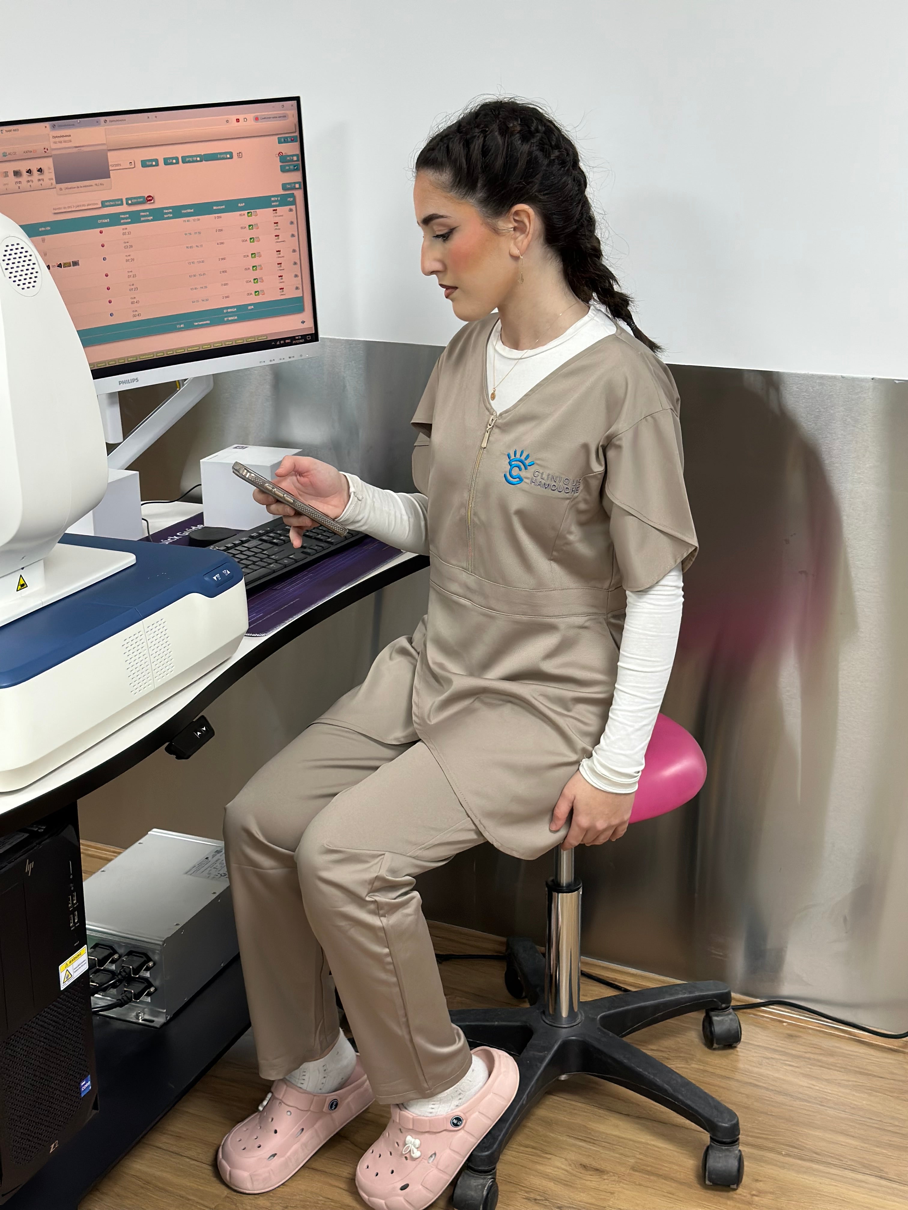 Tenue medicale beige