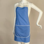 tablier de cuisine bleu ciel