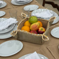 corbeille en tissu artisanale
