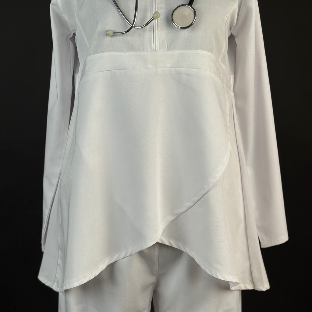 tenue médicale blanche