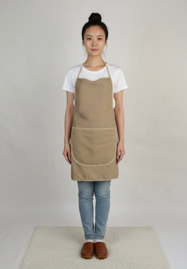 Tablier Cuisine Beige Élégant