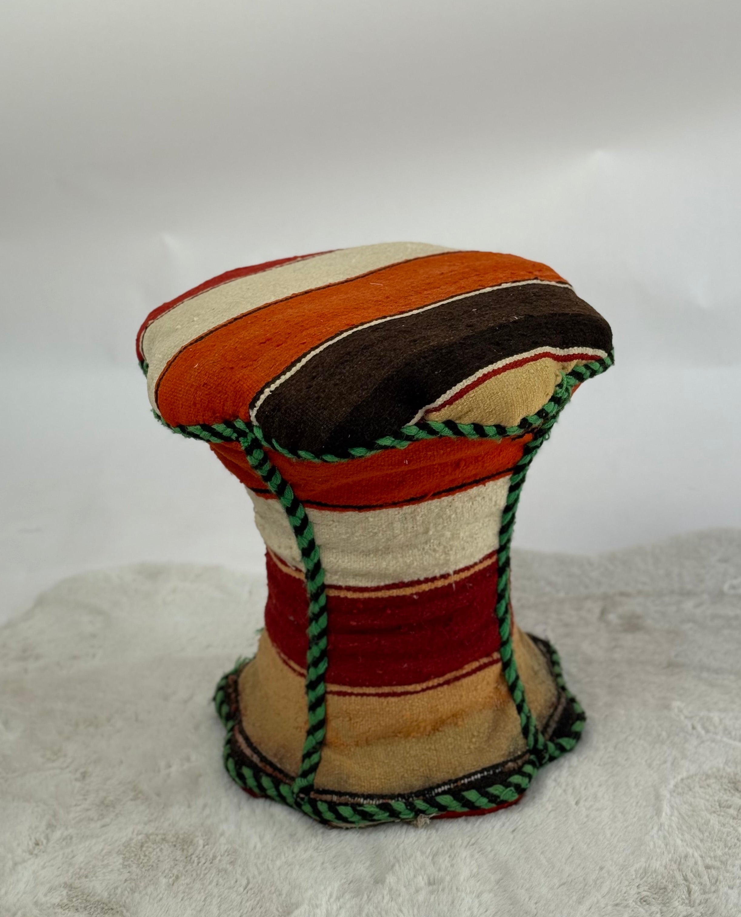 Pouf Sablier Terracotta