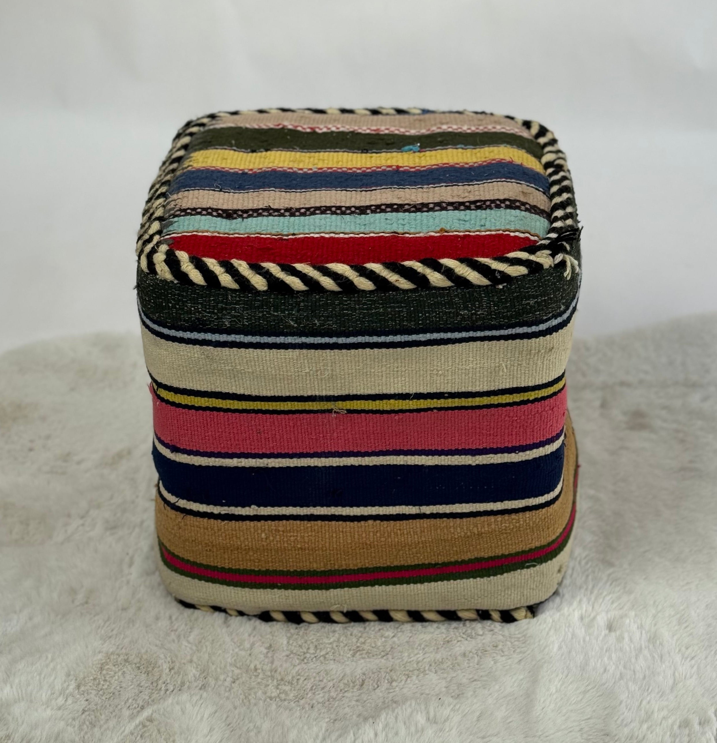Pouf Cube Multicolore