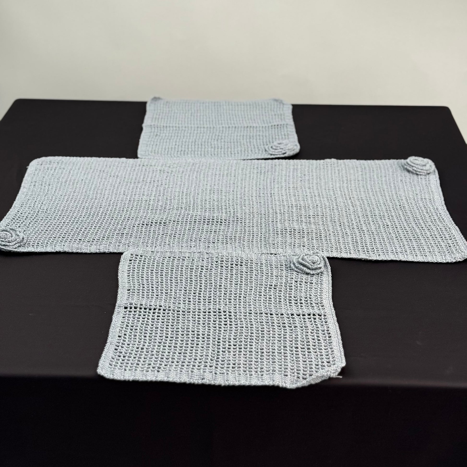 Série de table en crochet