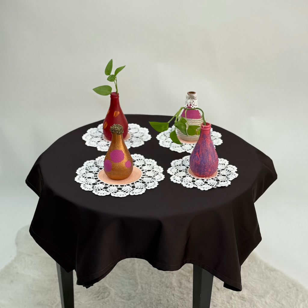 Série de napperons en crochet