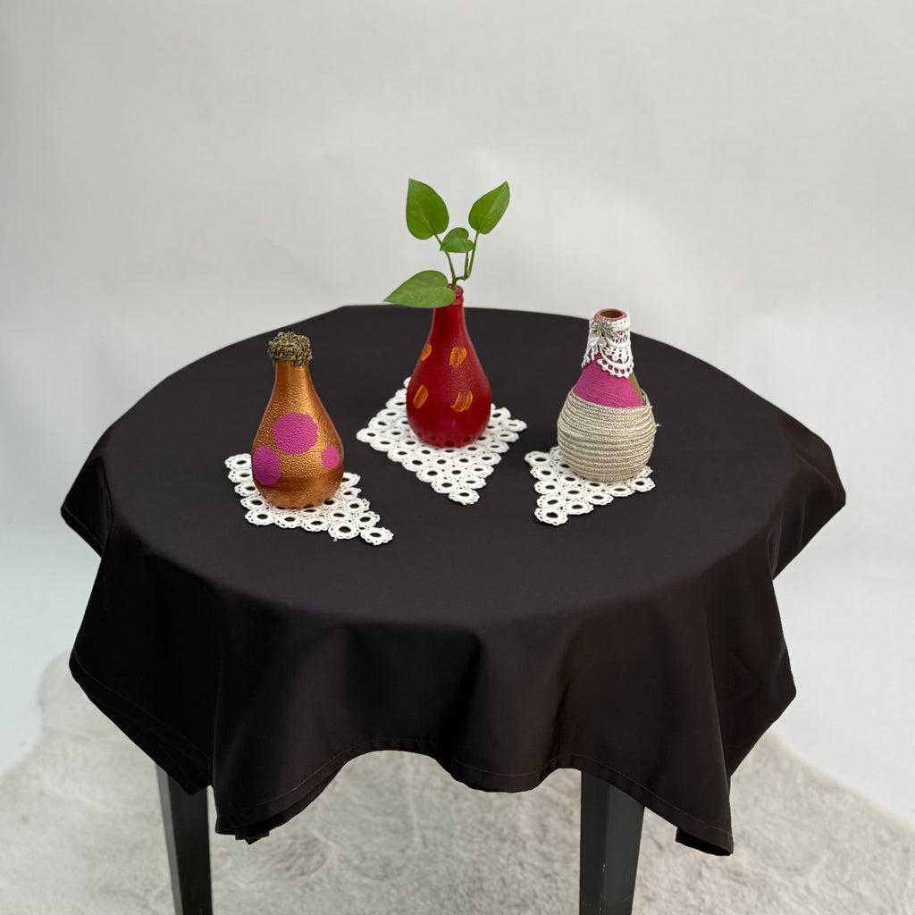 Série de napperons en crochet