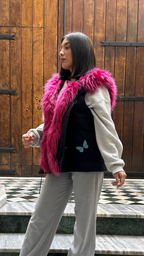 Gilet avec Fourrure Démontable