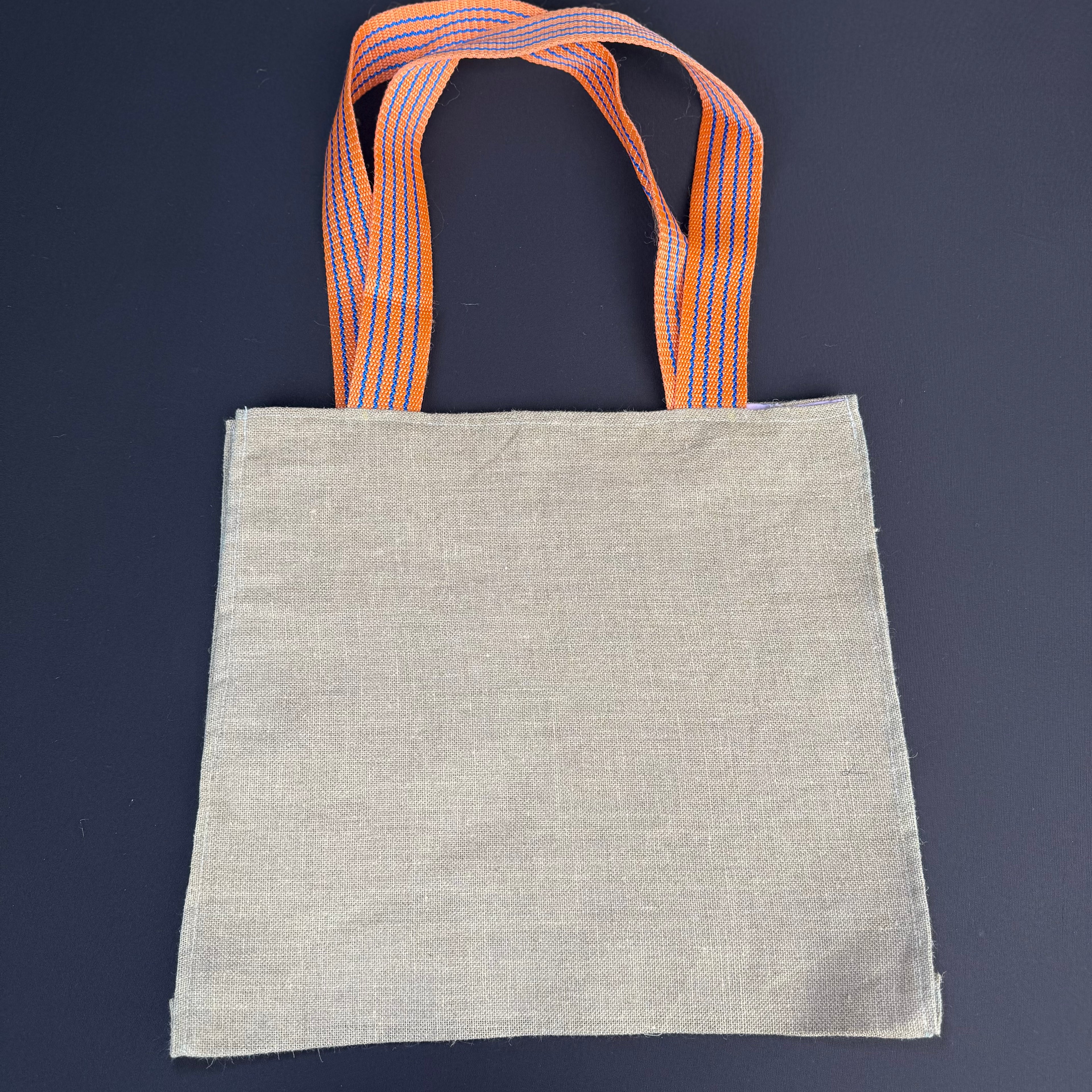 Tote bag en Toile de Jute - Design Minimaliste