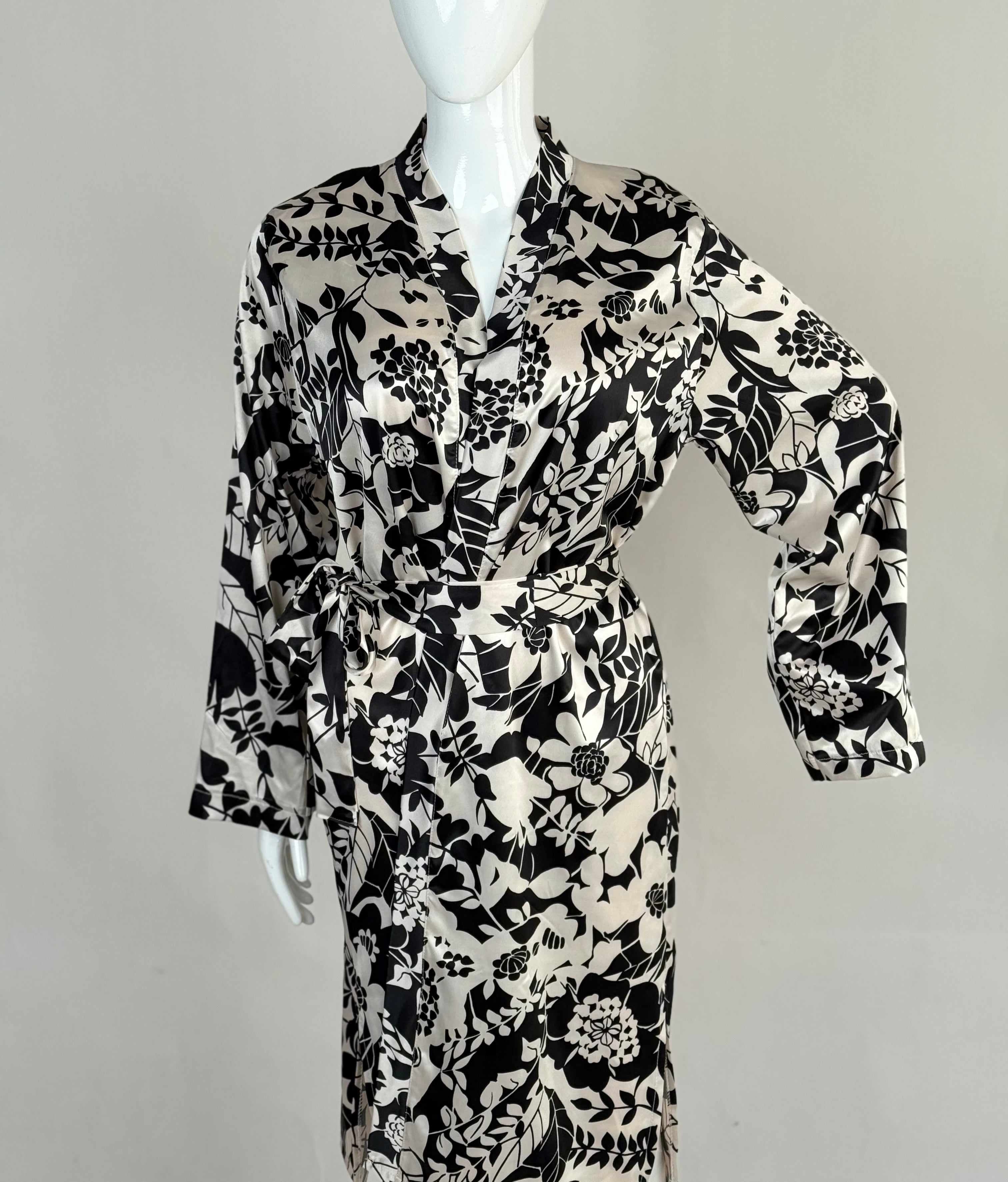 Kimono noir et blanc