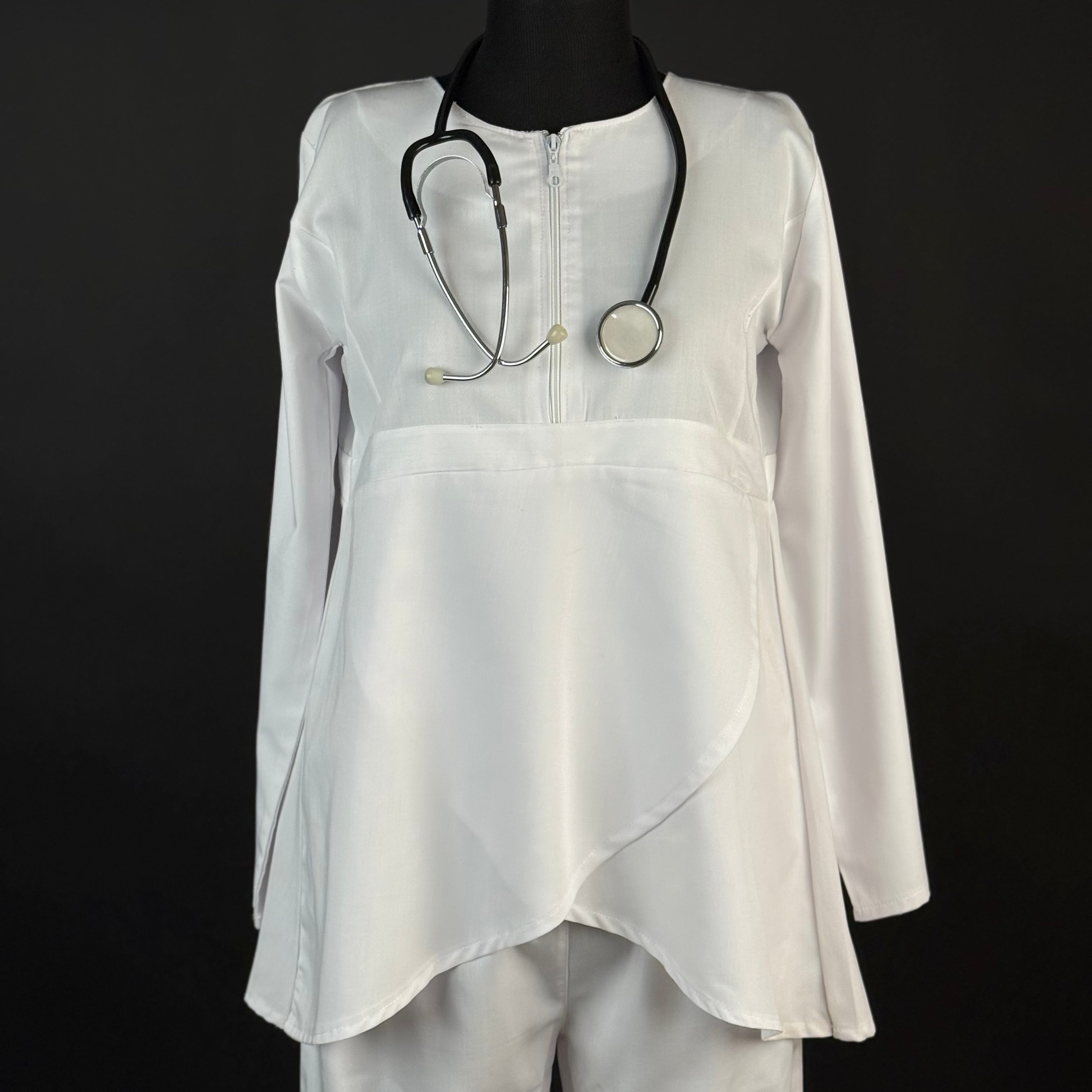 tenue médicale blanche