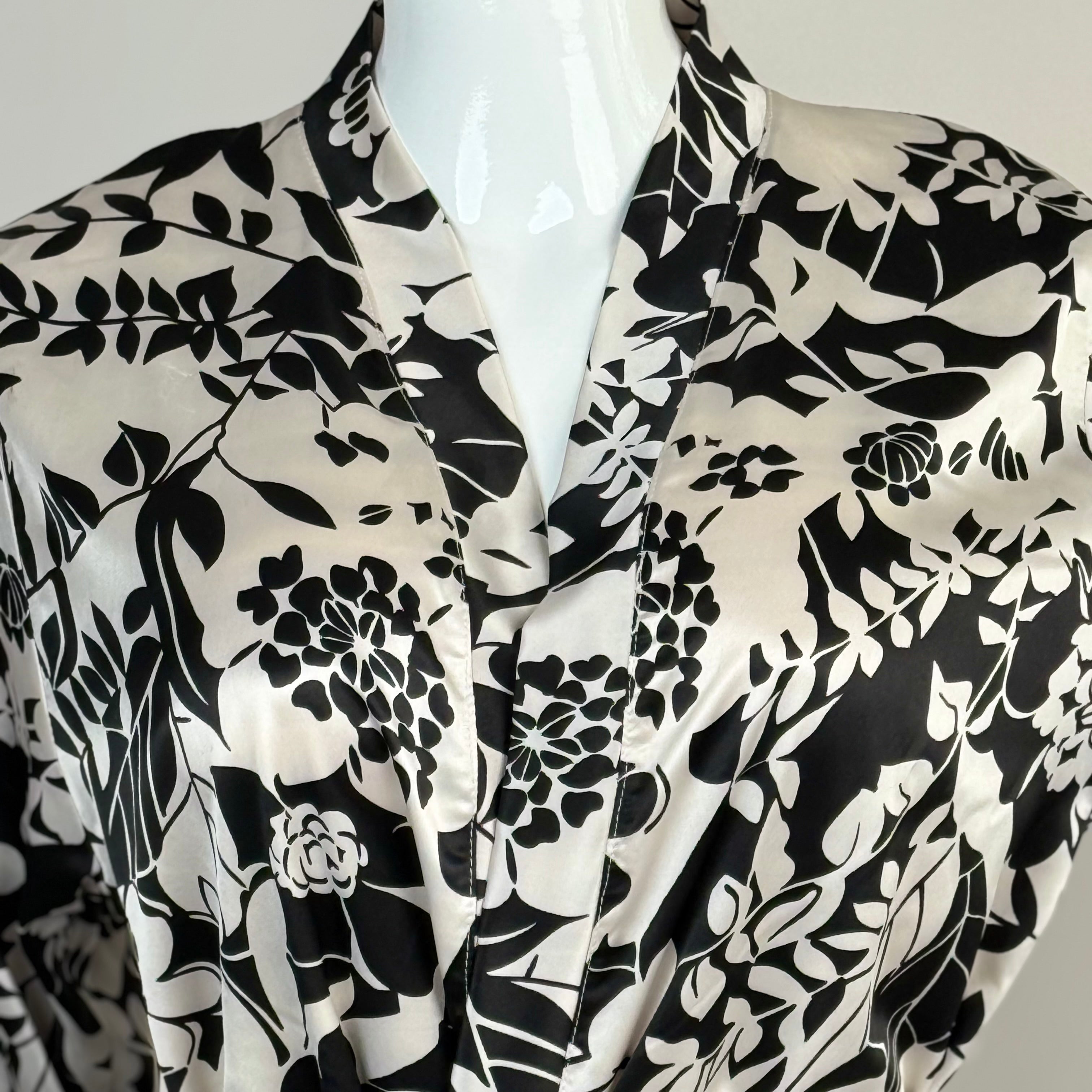 Kimono noir et blanc