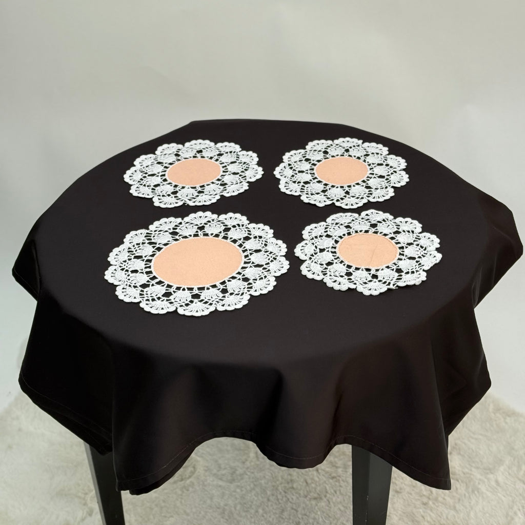 Série de napperons en crochet