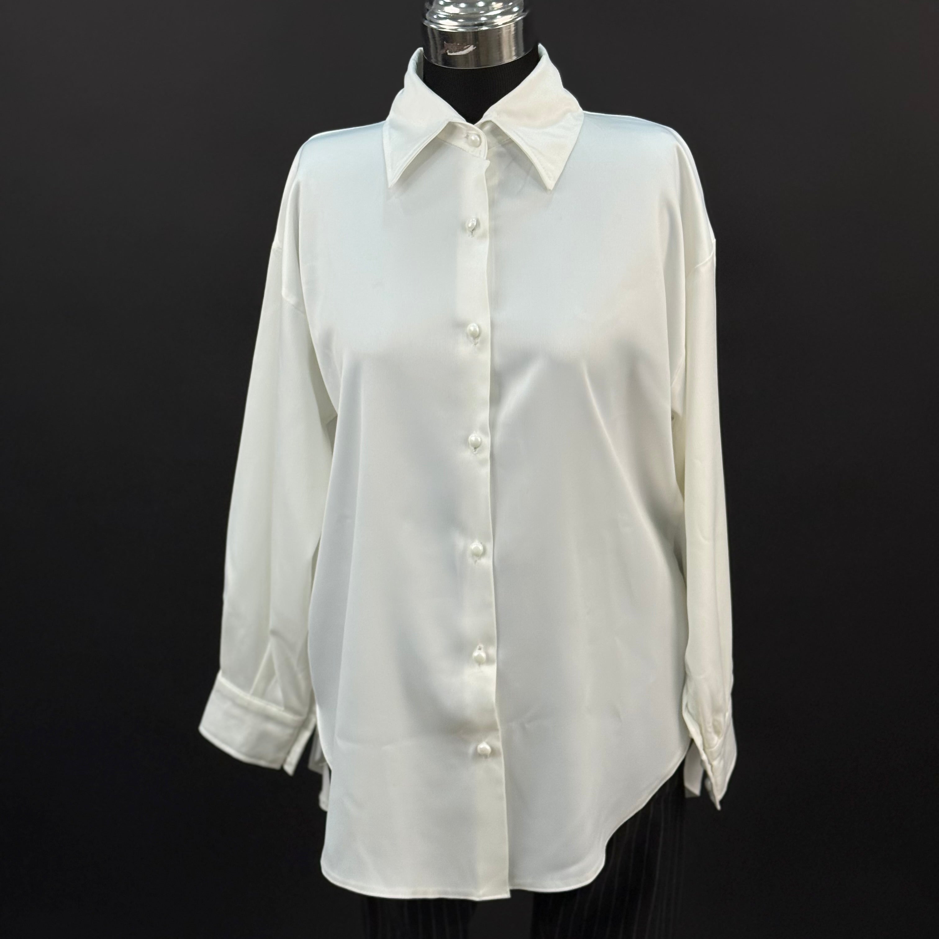 chemise blanche over size