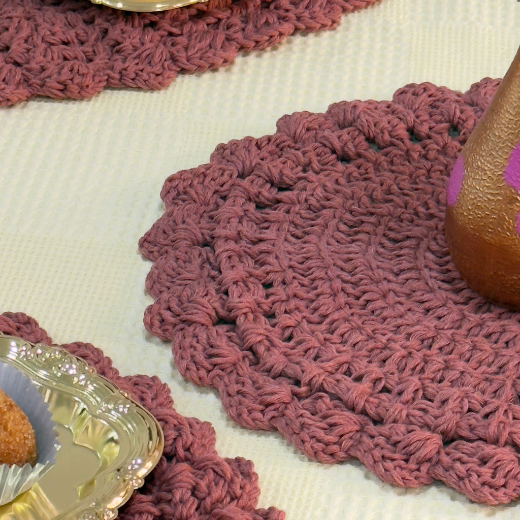 Sets de Table Crochet Terracotta