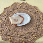 Série Sets de table au crochet colorés