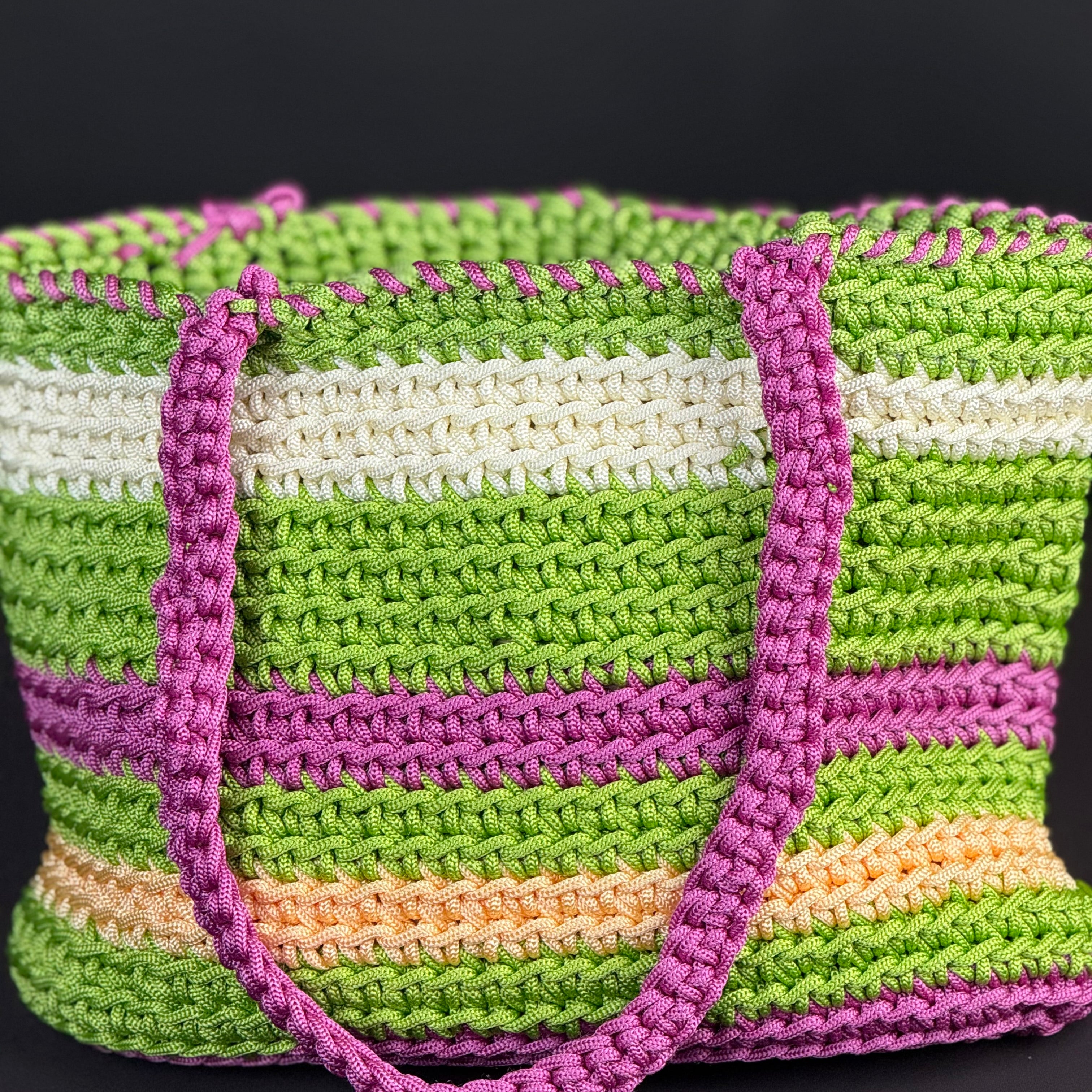 Sac Crochet Multicolore
