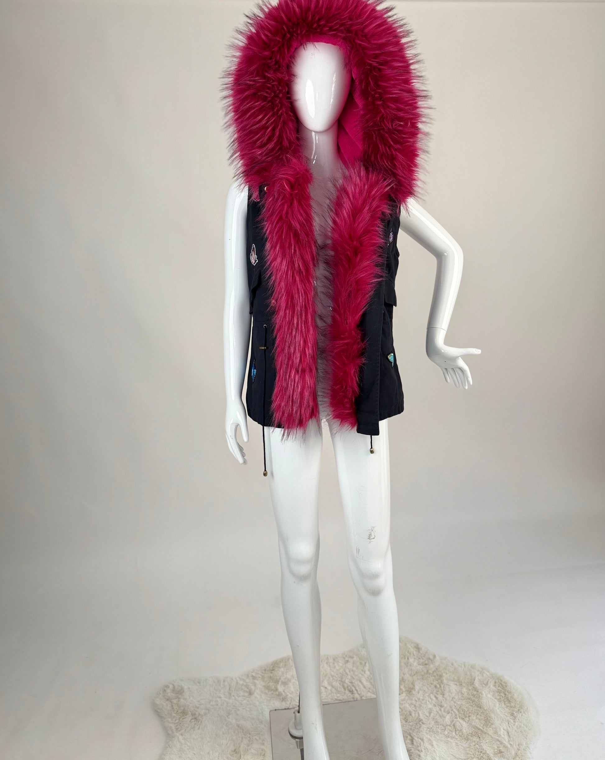 Gilet avec Fourrure Démontable