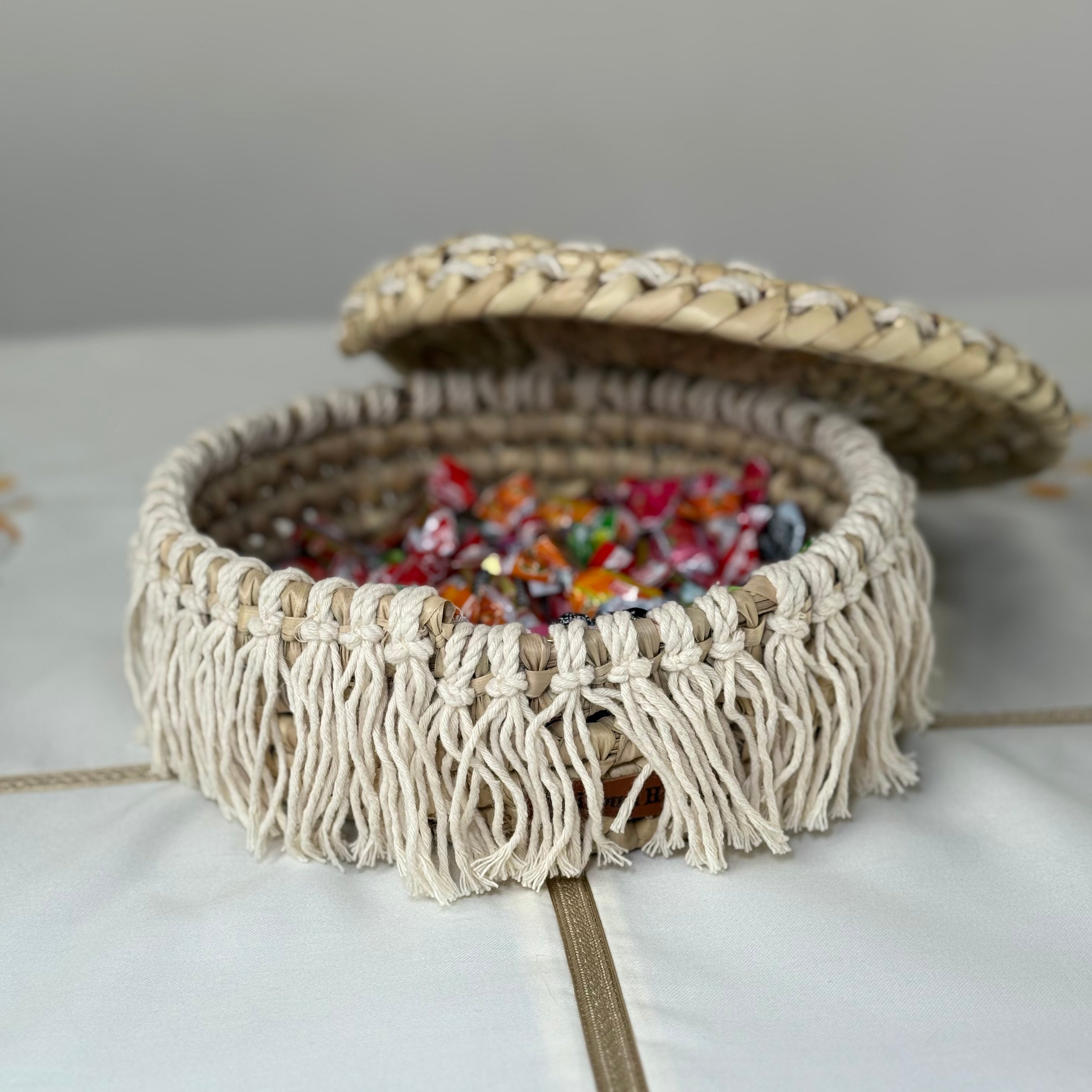 Bonbonnière  Ronde avec Couvercle