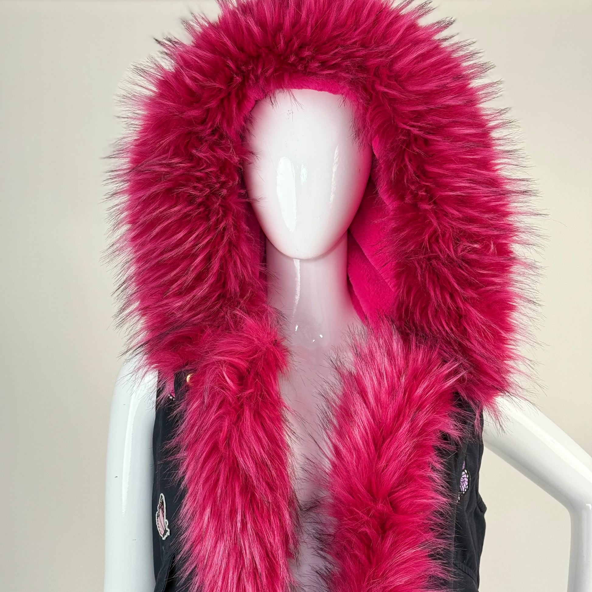 Gilet avec Fourrure Démontable