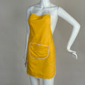 tablier de cuisine jaune lumineux