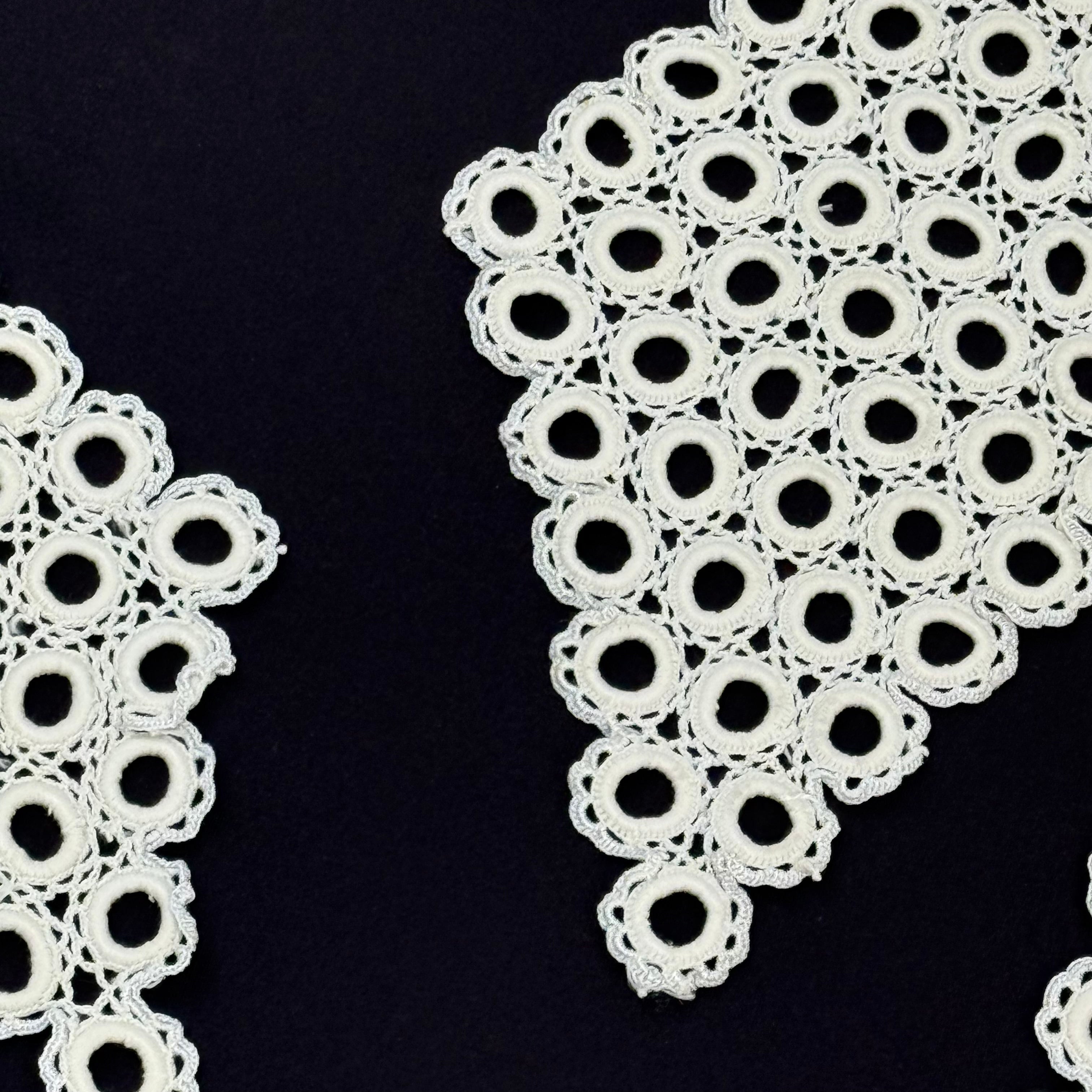Série de napperons en crochet