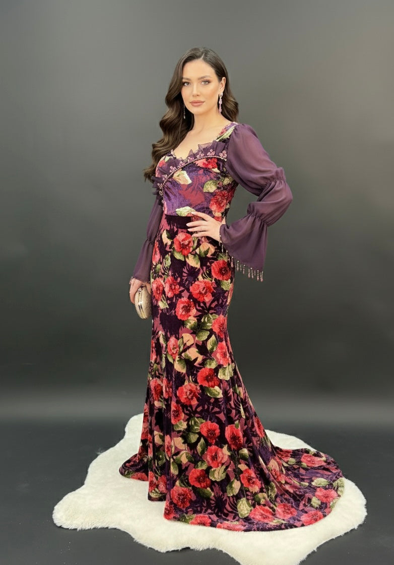 Robe de Soirée Florale