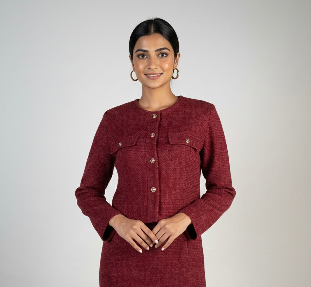 Ensemble Bordeaux Chanel