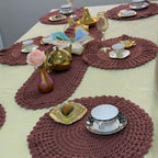 Sets de Table Crochet Terracotta