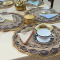 Sets de Table Crochet Doré