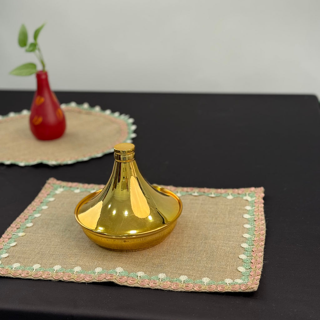 Napperons en khicha avec galons