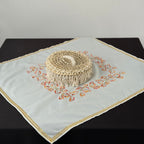 Nappe Brodé Feuilles d’Automne