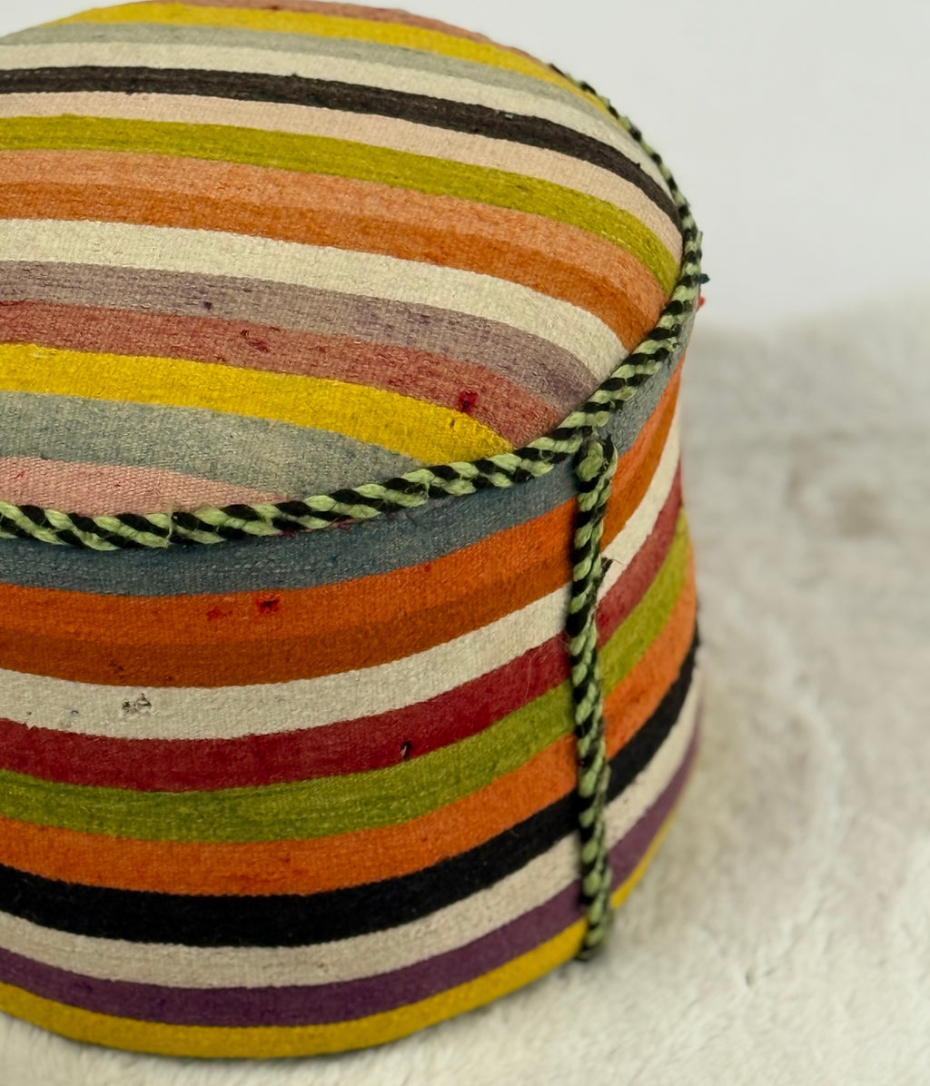 Pouf Cylindre Rainbow