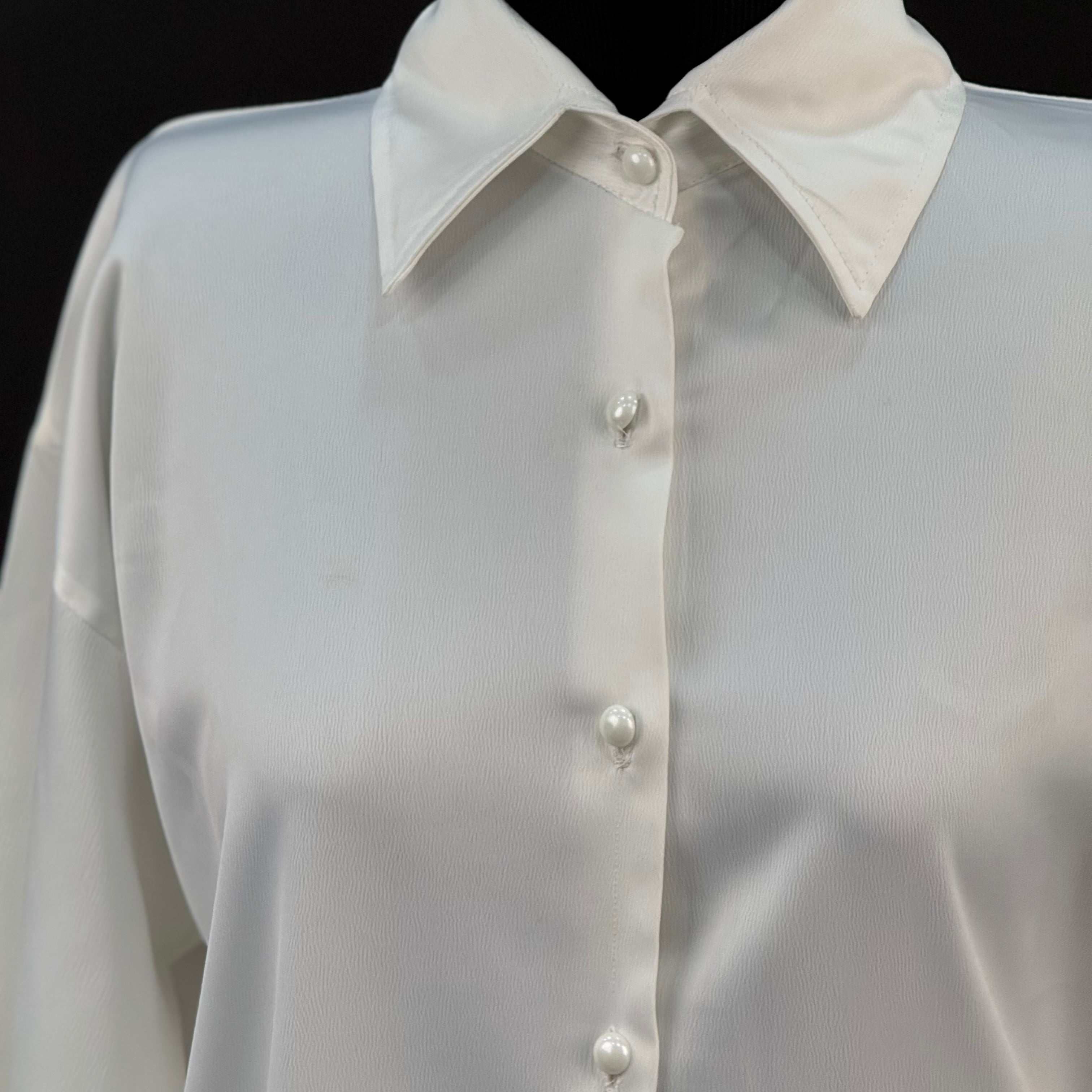 chemise blanche over size