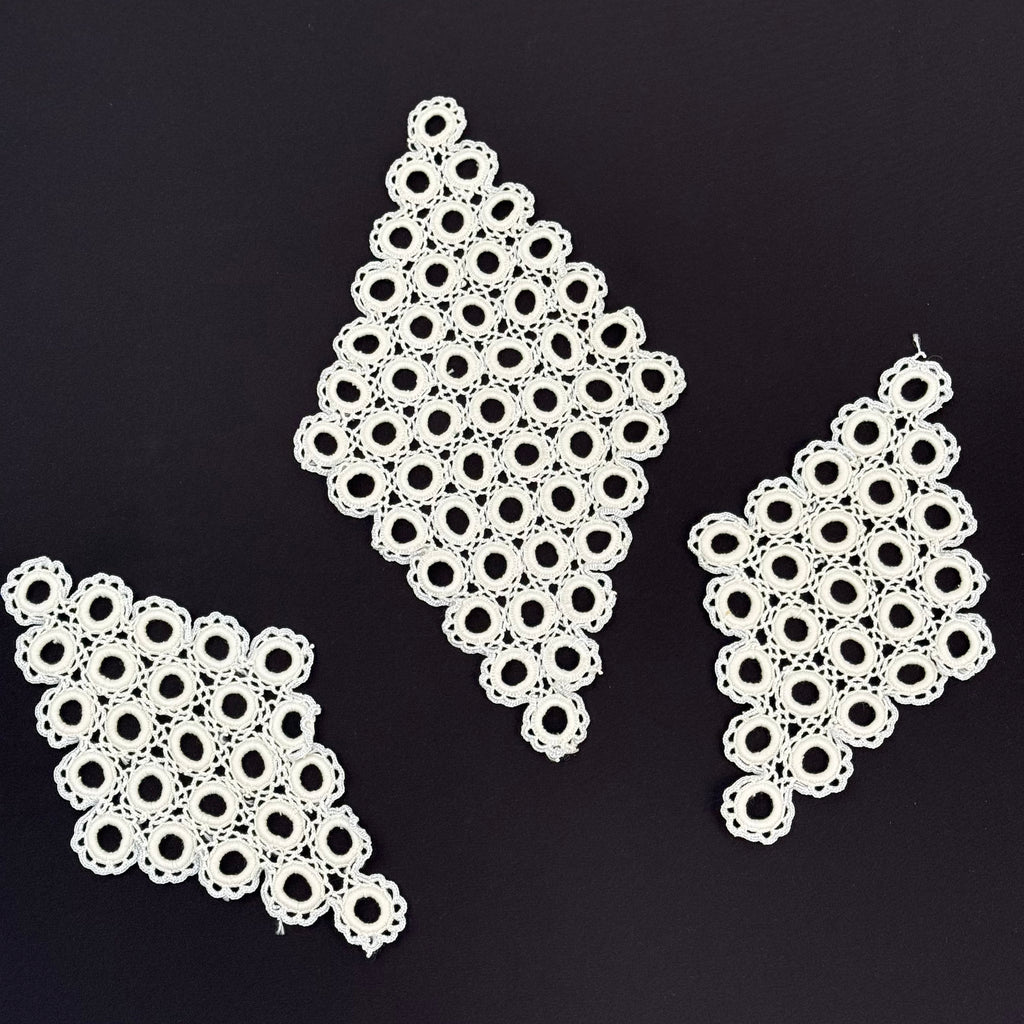 Série de napperons en crochet