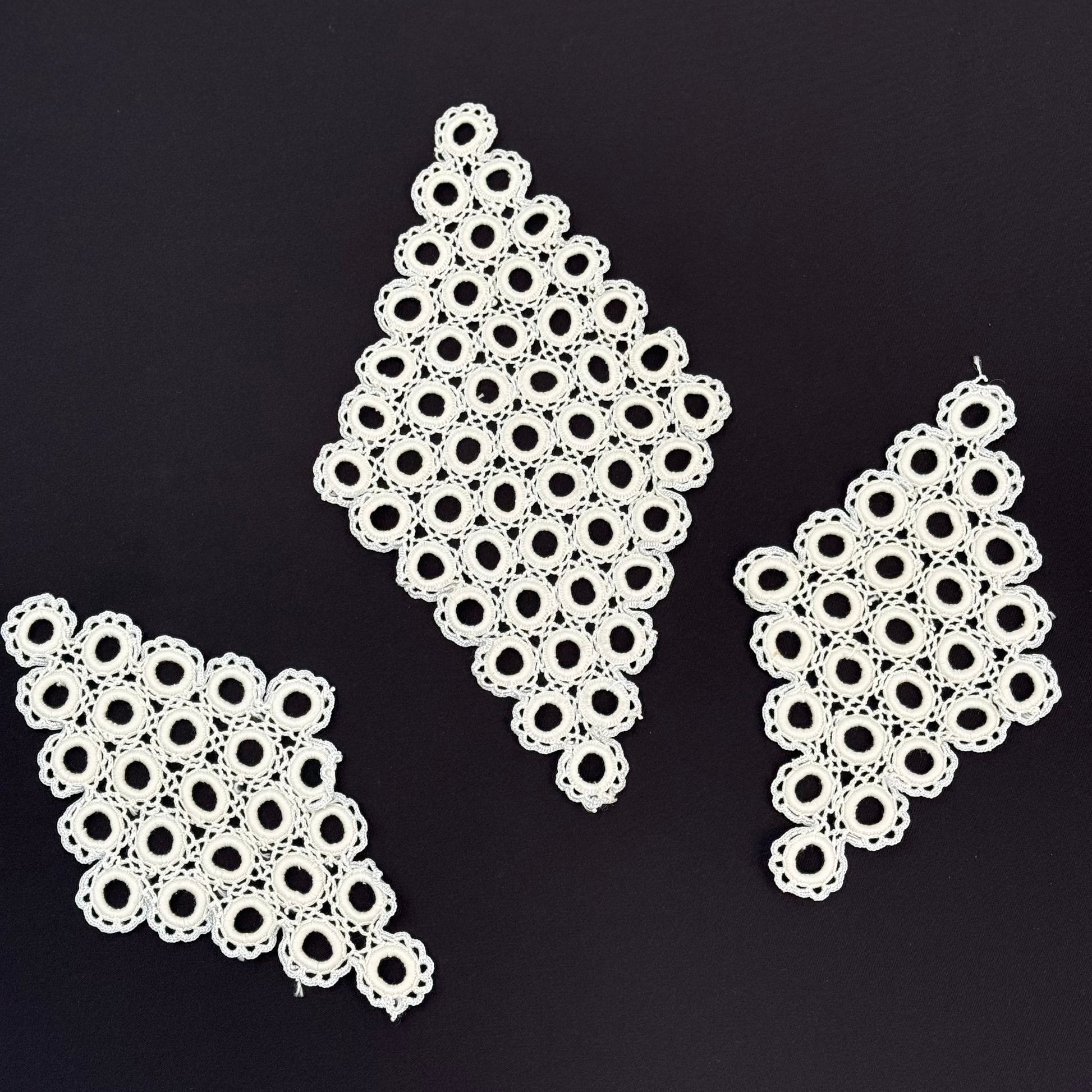 Série de napperons en crochet