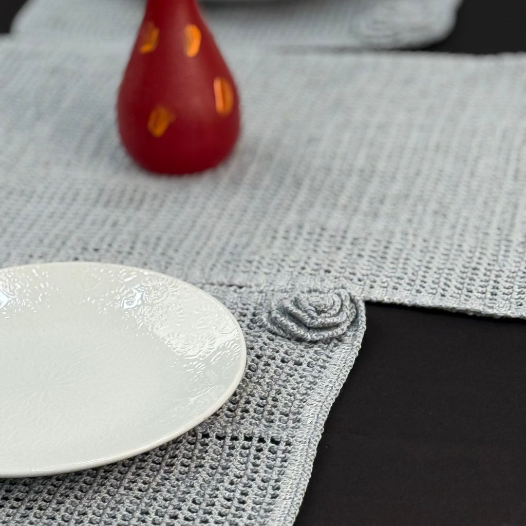 Série de table en crochet