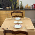 Nappe avec torchons