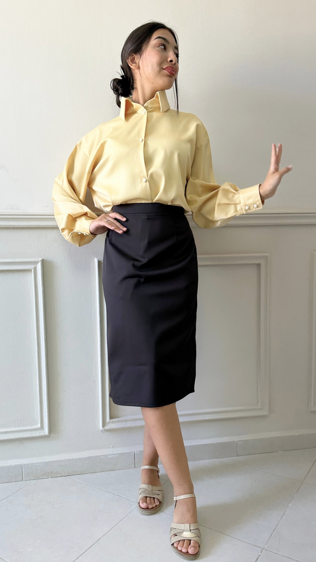 Chemise Jaune