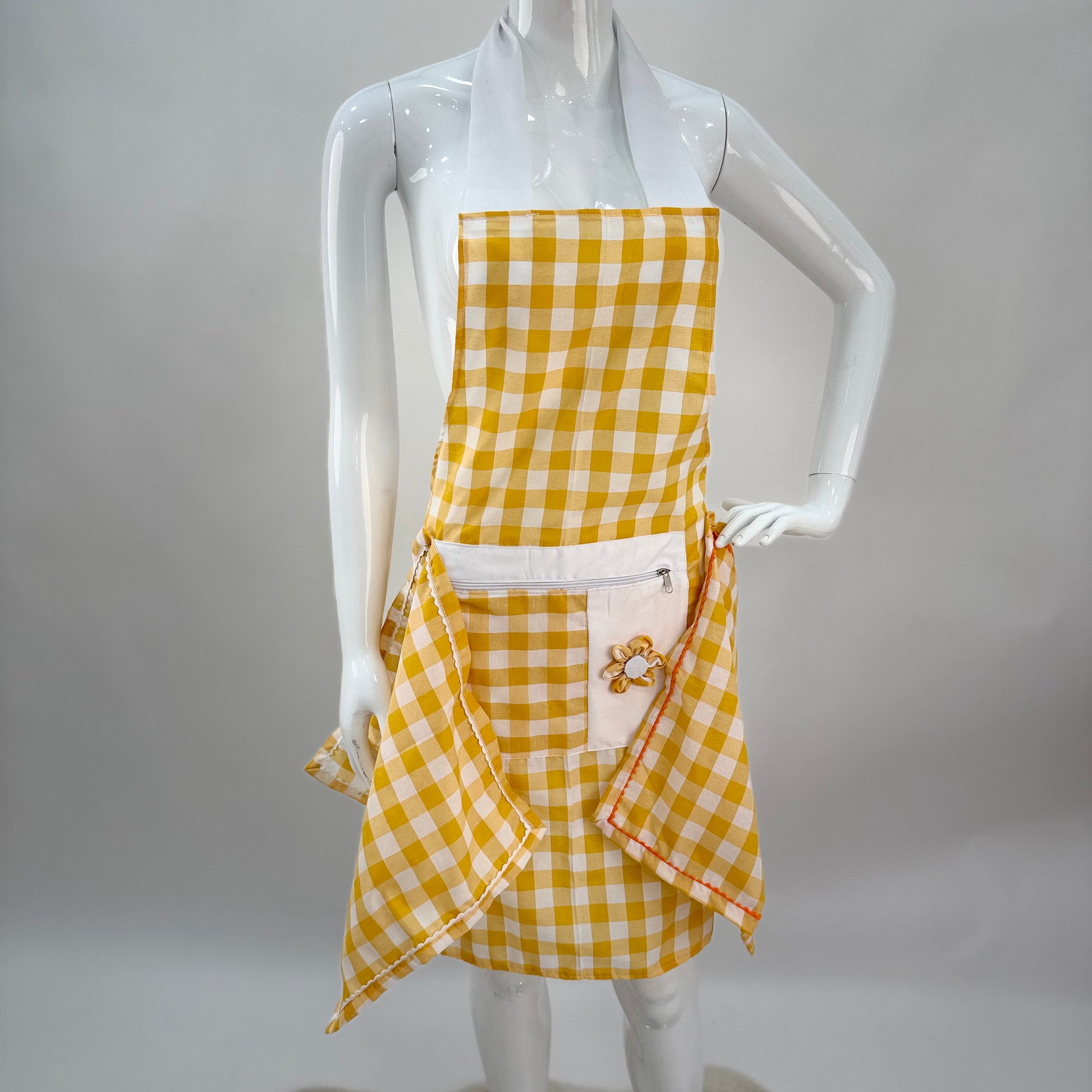 Tablier de cuisine avec 6 torchons